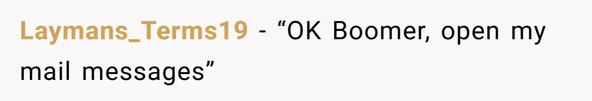 Laymans_Terms19 − “OK Boomer, open my mail messages”