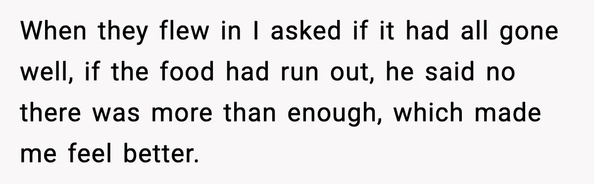She Prepped a Week of Meals, He Ordered Takeout and Called It Parenting When they flew in I asked if it had all gone well, if the food had run out, he said no there was more than enough, which made me feel...