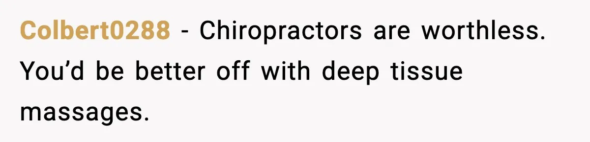 Man Refuses to Pay $10 ID Fee and Turns It Into a Three-Day Standoff Colbert0288 - Chiropractors are worthless. You’d be better off with deep tissue massages.