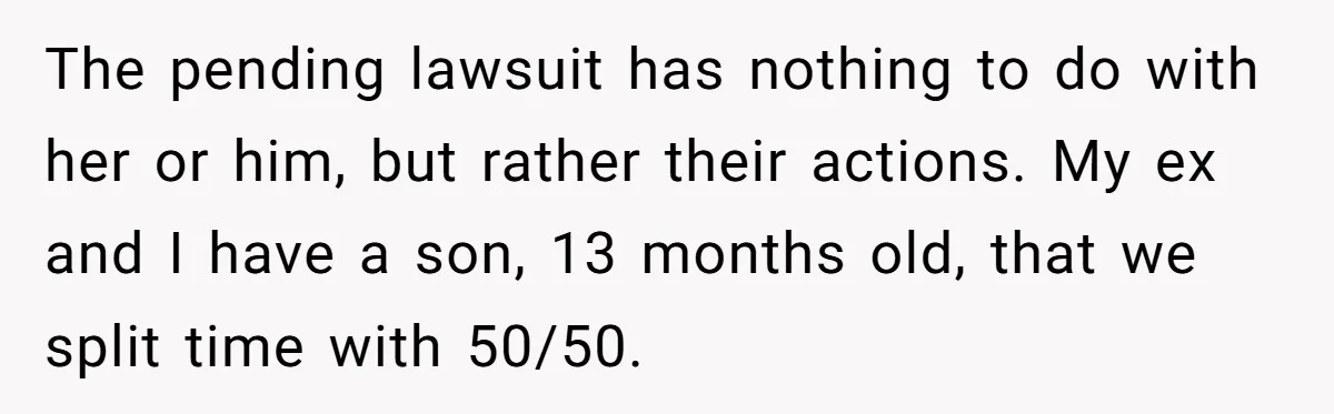 Man Sues Ex and Her Boyfriend After They Steal And Glue His Rare LEGO Sets The pending lawsuit has nothing to do with her or him, but rather their actions. My ex and I have a son, 13 months old, that we split time with...