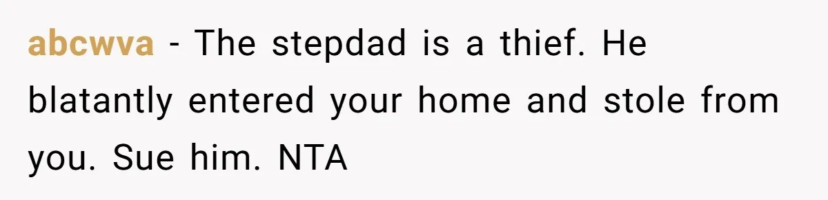Man Sues Ex and Her Boyfriend After They Steal And Glue His Rare LEGO Sets abcwva − The stepdad is a thief. He blatantly entered your home and stole from you. Sue him. NTA