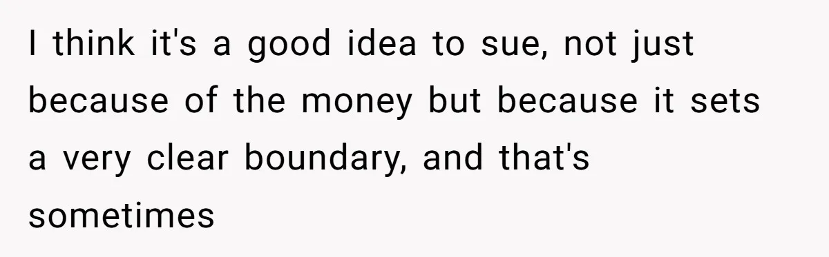 Man Sues Ex and Her Boyfriend After They Steal And Glue His Rare LEGO Sets I think it's a good idea to sue, not just because of the money but because it sets a very clear boundary, and that's sometimes