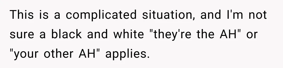 This is a complicated situation, and I'm not sure a black and white "they're the AH" or "your other AH" applies.