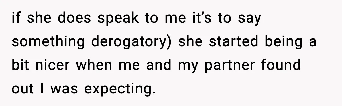 MIL Storms Delivery Room Repeatedly And New Mom Calls Birth Traumatic if she does speak to me it’s to say something derogatory) she started being a bit nicer when me and my partner found out I was expecting.