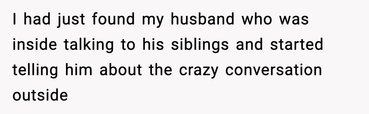 Mom Laughs After Pregnant Guest Eats Baby’s Snack And Triggers Allergy I had just found my husband who was inside talking to his siblings and started telling him about the crazy conversation outside