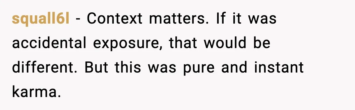 Mom Laughs After Pregnant Guest Eats Baby’s Snack And Triggers Allergy squall6l - Context matters. If it was accidental exposure, that would be different. But this was pure and instant karma.