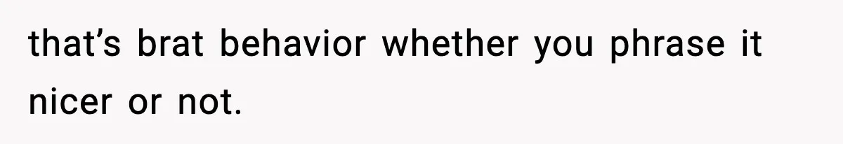 Dad Calls Son’s Sleepover Guest A Brat After He Refuses Breakfast Over Missing Sesame Bagel that’s brat behavior whether you phrase it nicer or not.