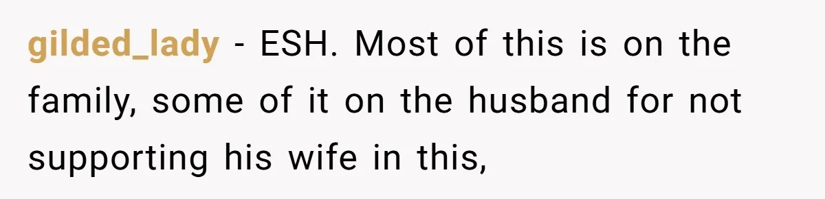 Husband Skips Wife For Family Party After They Blames Her Miscarriage, So She Refuses To Save Him Cake gilded_lady − ESH. Most of this is on the family, some of it on the husband for not supporting his wife in this,