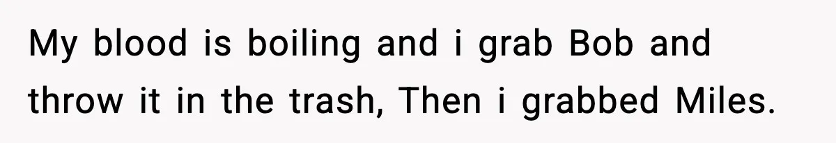 Husband Ruins Stepson’s Birthday Cake With Elf Prank, Then Blamed Wife For Throwing Elf Away My blood is boiling and i grab Bob and throw it in the trash, Then i grabbed Miles.