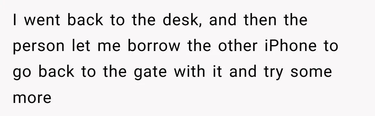 Airline Cleaner Allegedly Swipes AirPods, She Fights Back With “Find My” I went back to the desk, and then the person let me borrow the other iPhone to go back to the gate with it and try some more