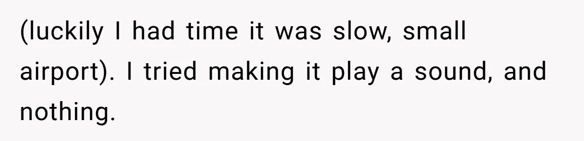 Airline Cleaner Allegedly Swipes AirPods, She Fights Back With “Find My” (luckily I had time it was slow, small airport). I tried making it play a sound, and nothing.