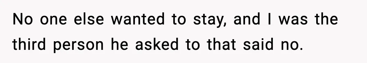 Employee Blocks Boss During Vacation After He Bombards Her With Calls, Texts, And Emails To Work No one else wanted to stay, and I was the third person he asked to that said no.