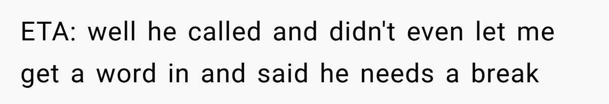 “Don't Treat Me Like A Garbage Disposal!”—Man Explodes After Girlfriend Asks To Switch Meals When She Doesn't Like What She Ordered ETA: well he called and didn't even let me get a word in and said he needs a break