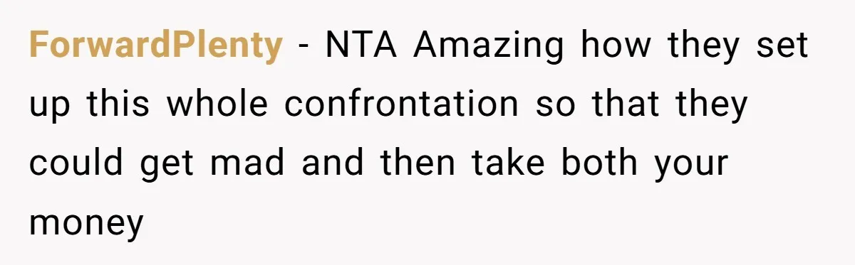 ForwardPlenty − NTA Amazing how they set up this whole confrontation so that they could get mad and then take both your money