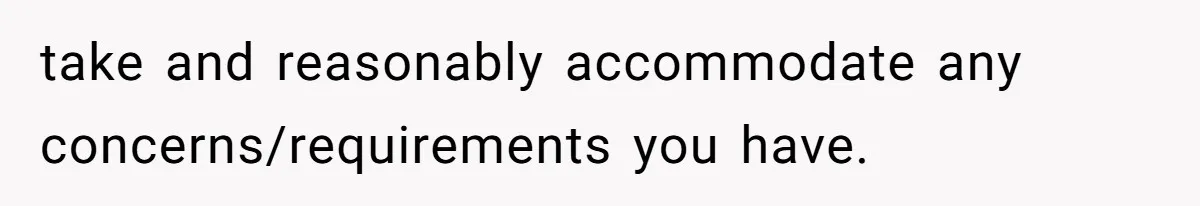 Friend Demands She Smuggle “Sensitive” Package Overseas, Refuses To Let Her Open It take and reasonably accommodate any concerns/requirements you have.