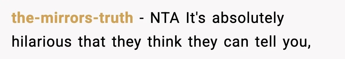 the-mirrors-truth − NTA It's absolutely hilarious that they think they can tell you,