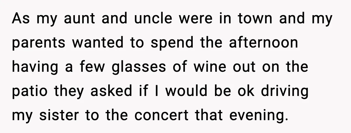 As my aunt and uncle were in town and my parents wanted to spend the afternoon having a few glasses of wine out on the patio they asked if I...