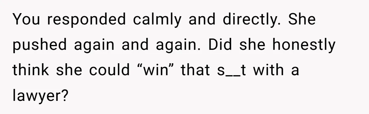 She Mom-Shamed Her Sister-in-Law at Dinner. The Clapback Left the Table Silent. You responded calmly and directly. She pushed again and again. Did she honestly think she could “win” that s__t with a lawyer?