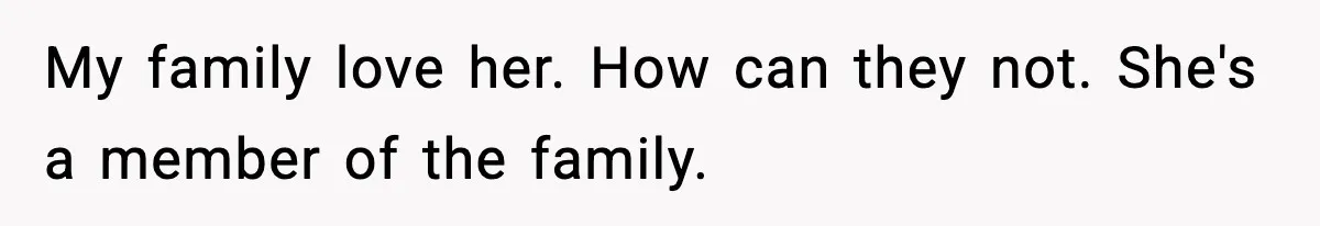 Sister Tells Bride To Cover Burn Scar, Groom Uninvites Her From The Wedding My family love her. How can they not. She's a member of the family.