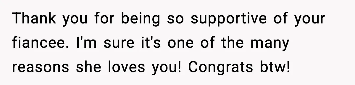 Sister Tells Bride To Cover Burn Scar, Groom Uninvites Her From The Wedding Thank you for being so supportive of your fiancee. I'm sure it's one of the many reasons she loves you! Congrats btw!