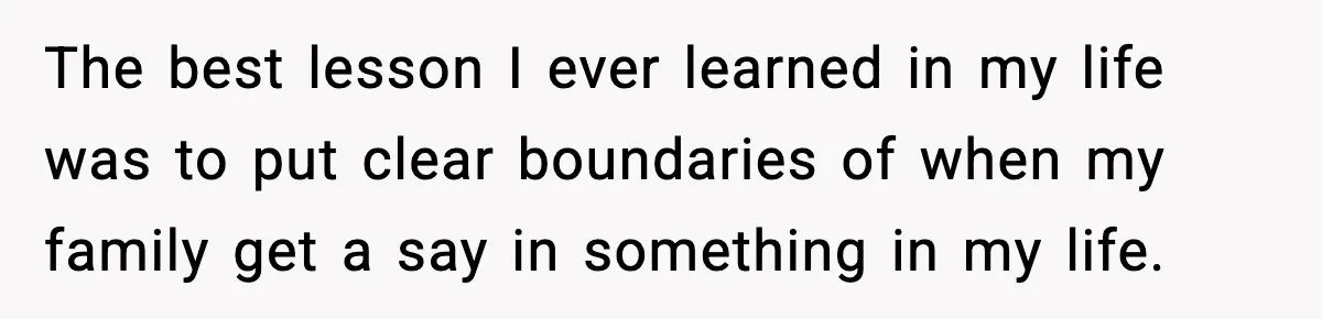 Sister Tells Bride To Cover Burn Scar, Groom Uninvites Her From The Wedding The best lesson I ever learned in my life was to put clear boundaries of when my family get a say in something in my life.
