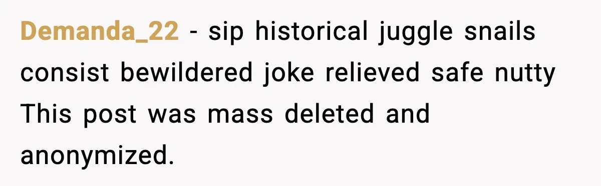 Demanda_22 - sip historical juggle snails consist bewildered joke relieved safe nutty This post was mass deleted and anonymized.