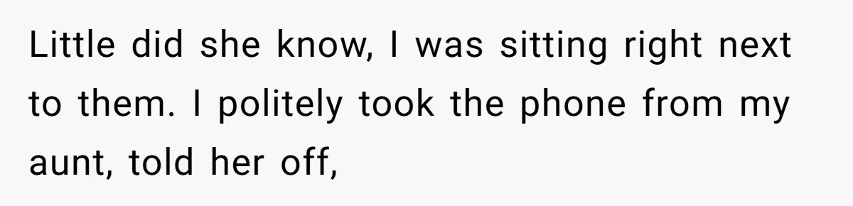She Reported the Groundskeeper Who Cornered Her in the Woods. Now Her Cousin Says She “Ruined His Christmas” Little did she know, I was sitting right next to them. I politely took the phone from my aunt, told her off,