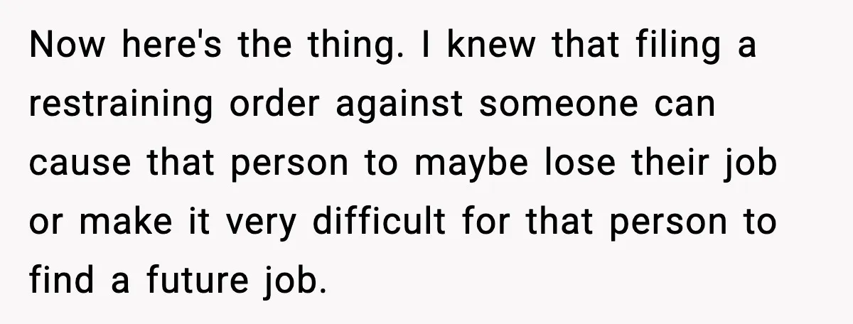 Loud Party Neighbor Threatens Violence, Judge Sees Video, And Everything Changes Now here's the thing. I knew that filing a restraining order against someone can cause that person to maybe lose their job or make it very difficult for that person...