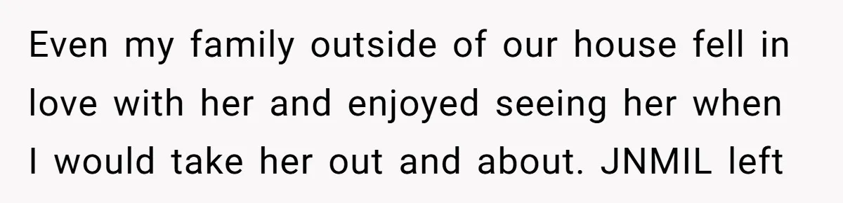 Mom-in-Law Leaves the House But Decides to "Pack" the Family Dog Even my family outside of our house fell in love with her and enjoyed seeing her when I would take her out and about. JNMIL left