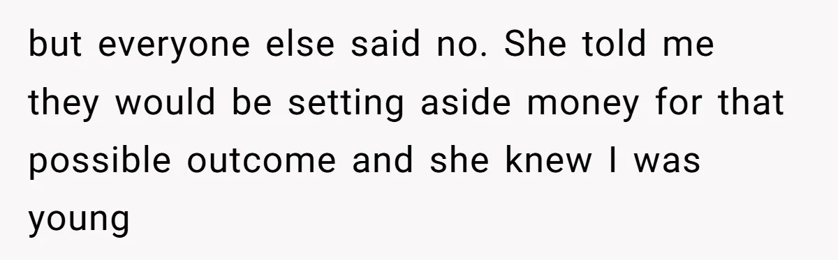 20-Year-Old Daughter Denies Being Last-Resort Guardian for Three Younger Half-Siblings but everyone else said no. She told me they would be setting aside money for that possible outcome and she knew I was young