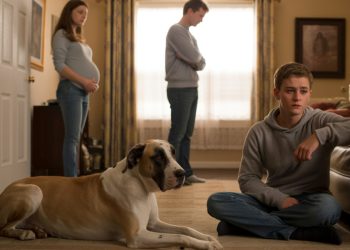 Dad Won’t Break Son’s Heart By Rehoming Dog, Even As Pregnant Wife Calls Him Selfish