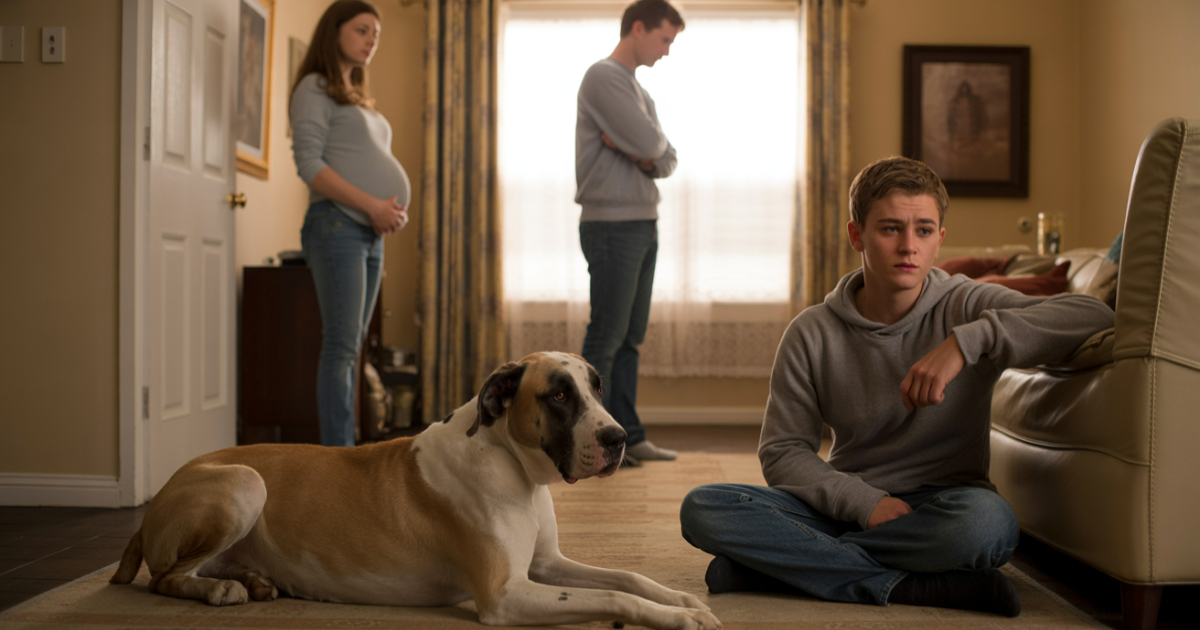 Dad Won’t Break Son’s Heart By Rehoming Dog, Even As Pregnant Wife Calls Him Selfish