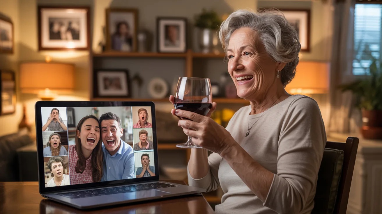 Grandma Drops Lewd Marriage Advice On Family FaceTime, Only The Couple Laughs