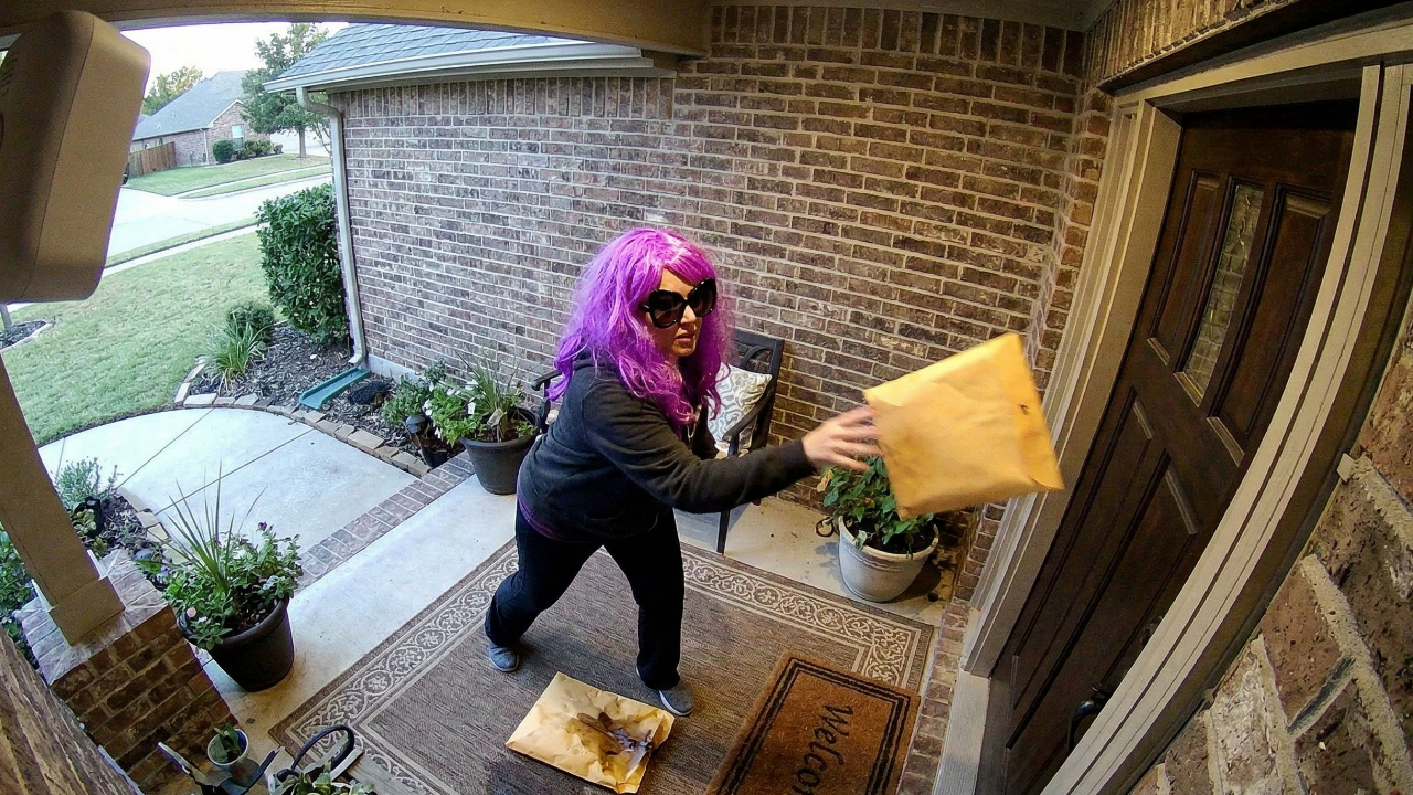 A Mother-in-Law Tried Sneaking onto Her Son’s Porch While Wearing a Budget Halloween Wig