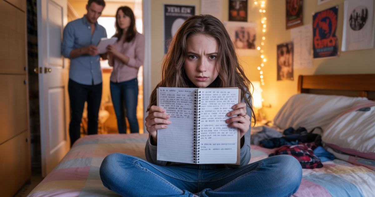 Parents Insist On Reading Diary, Teen Outsmarts Them With Secret Alphabet