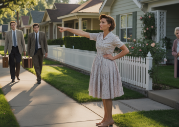 Homeowner Declares Entire Street “Under Her Protection” After Salesmen Ignore Elderly Neighbor’s No Twice