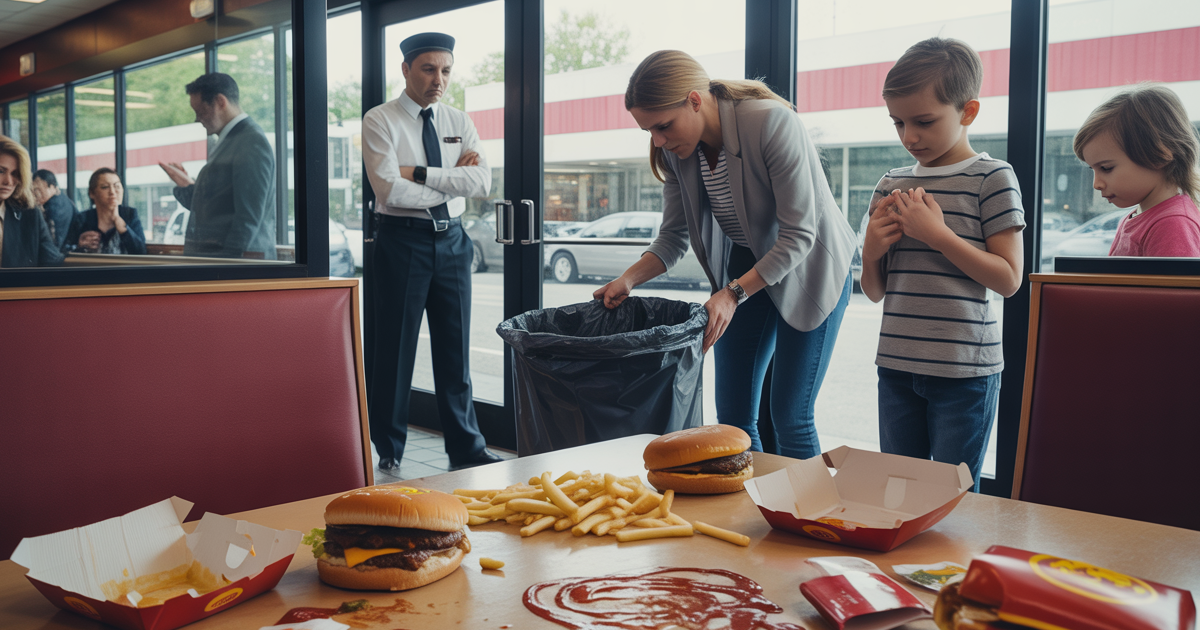 Manager Makes Mom Dig Through Garbage After Her Kids Smear Ketchup All Over McDonald’s