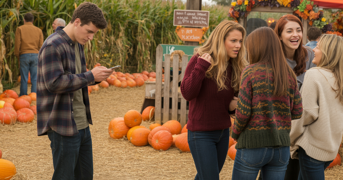 Man Leaves Girlfriend At Pumpkin Patch After She And Her Friends Ignore Him All Day