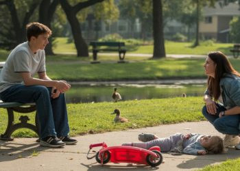 Woman Calls Out Man For Ignoring Her Crying Child, His Response Leaves Everyone Stunned