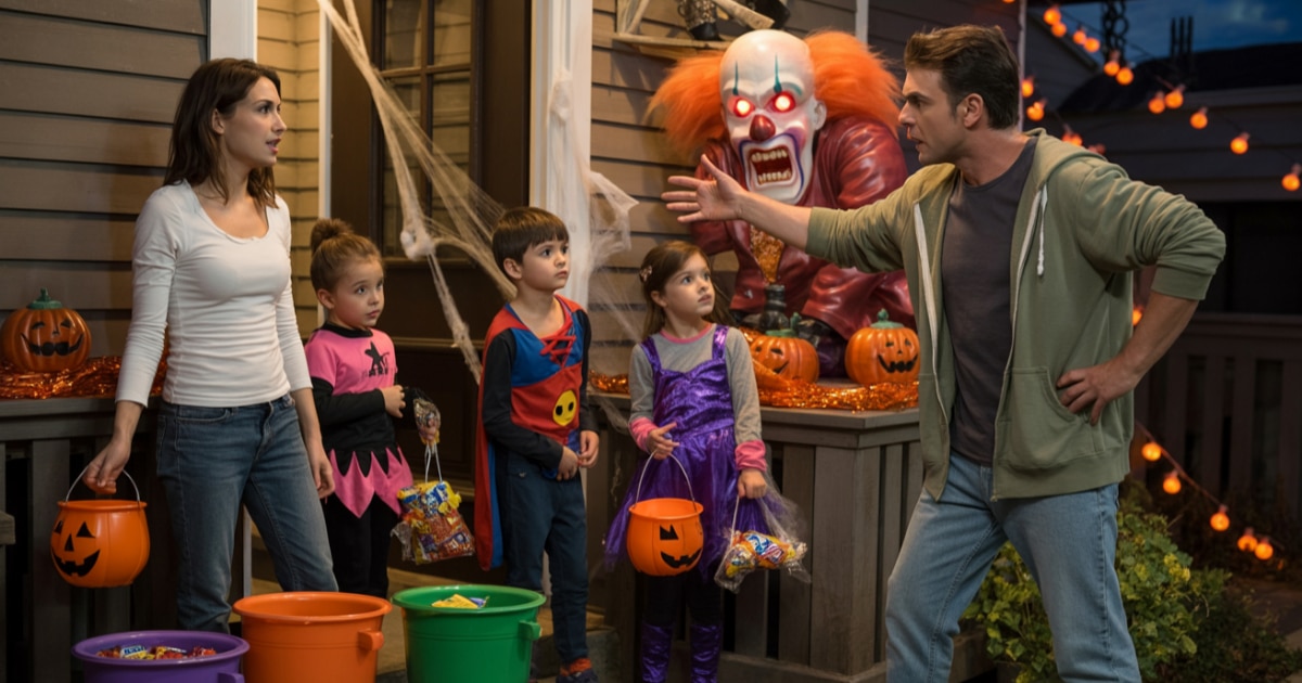 Man Dumps 20 Pounds Of Candy In Kids’ Bags, Then Tells Girlfriend To Fix His Mess