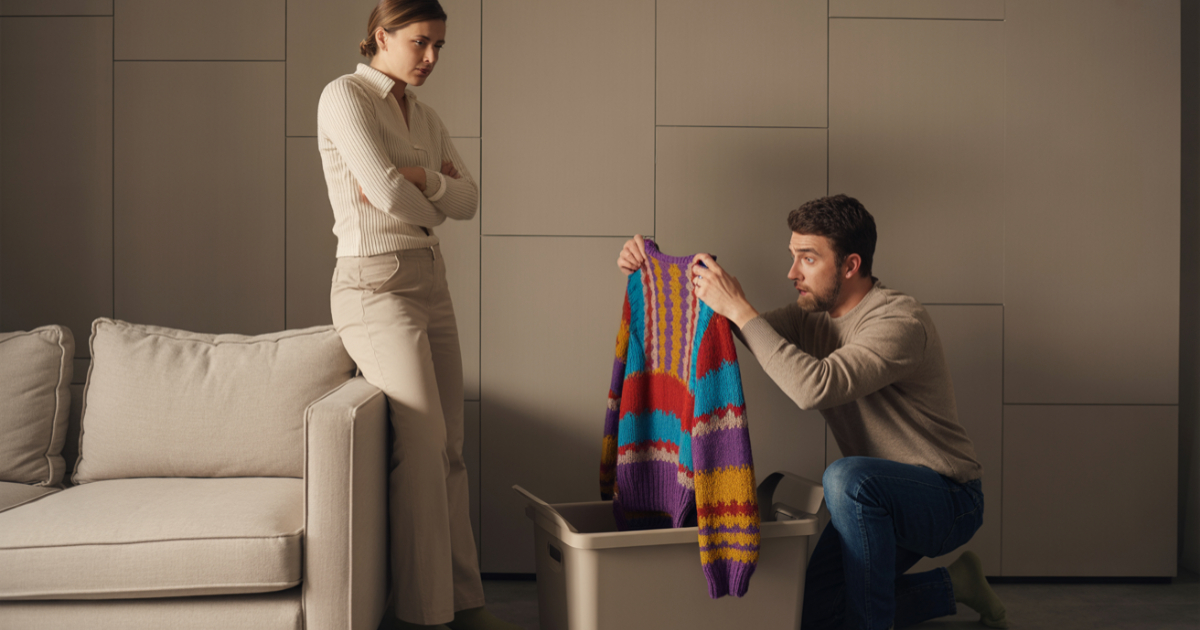 Woman Throws Out MIL’s Handmade Sweaters Because They’re Too Colorful, Husband Immediately Files For Divorce Woman Throws Out MIL’s Handmade Sweaters Because They’re Too Colorful, Husband Immediately Files For Divorce
