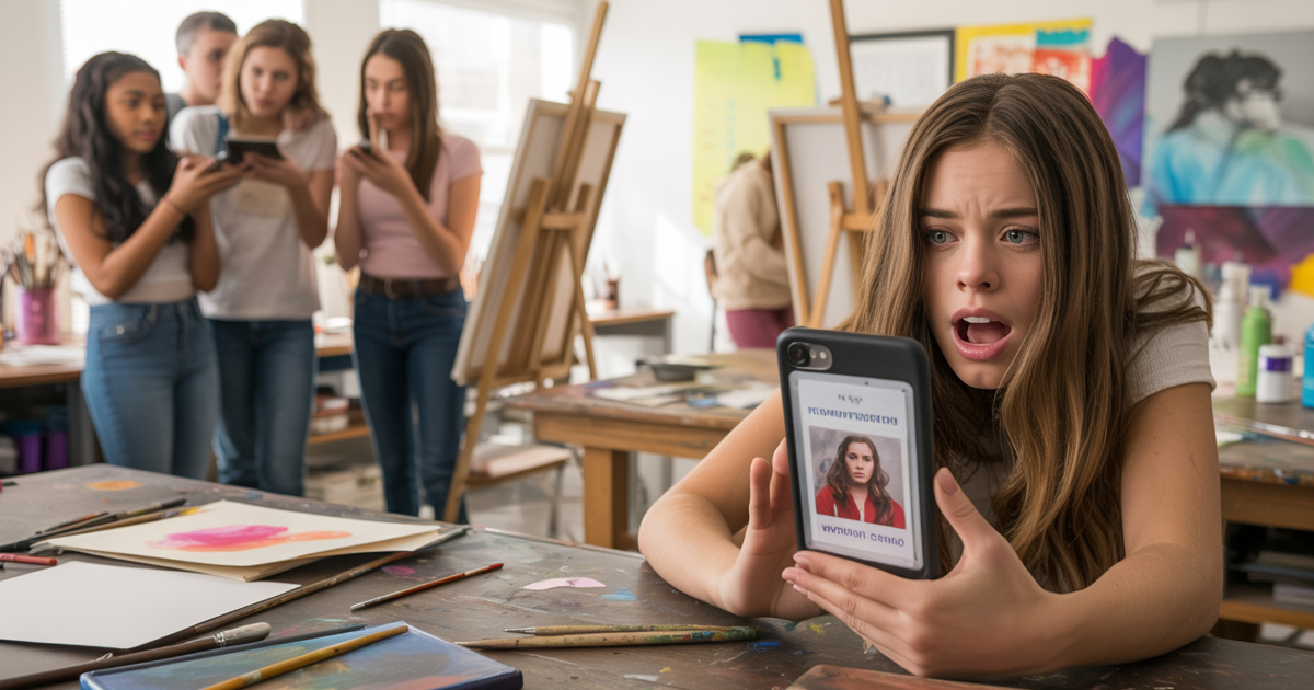 Student Refuses To Let Classmate Use Her Artwork For GoFundMe After It Was Taken Without Permission