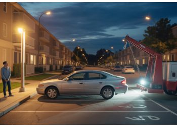 Woman Pays For Parking Spot, Tows Stranger’s Car After He Refuses To Move