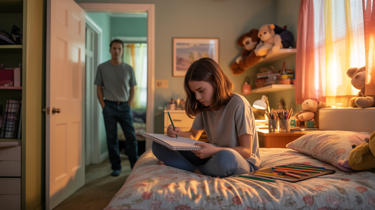 Dad Hides Daughter’s Sketchbook After Mom Reads It Without Permission