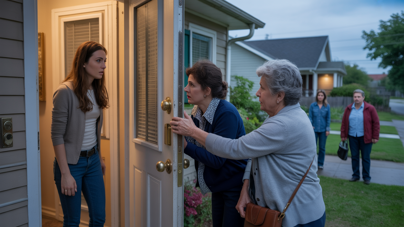 Woman Refuses Entry To Former Homeowner After She Screams Over Sold Belongings