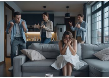 Boyfriend Loses His Temper After Girlfriend Faints And Friend Breaks Door To Help