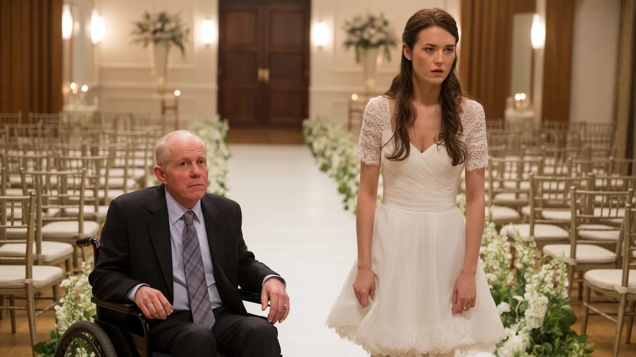 Bride Refuses Dad Walking Her Down Aisle After Accident Leaves Him In Wheelchair