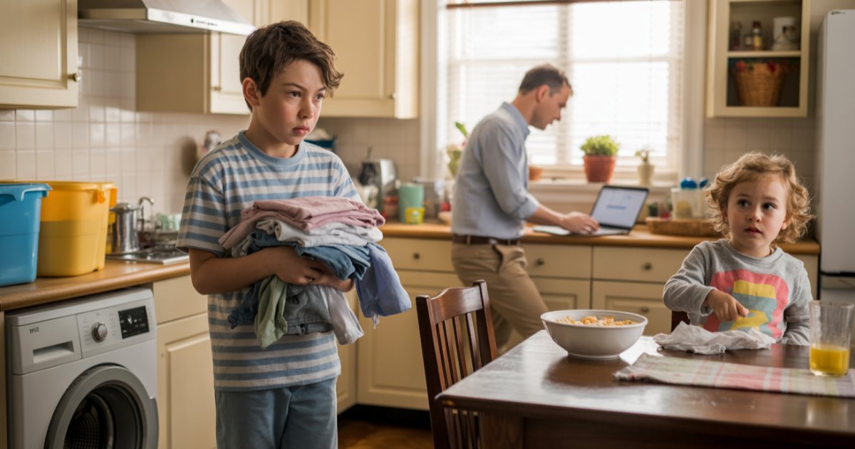 12 Year Old Complains About Laundry, Dad Turns Spring Break Into A Reality Check