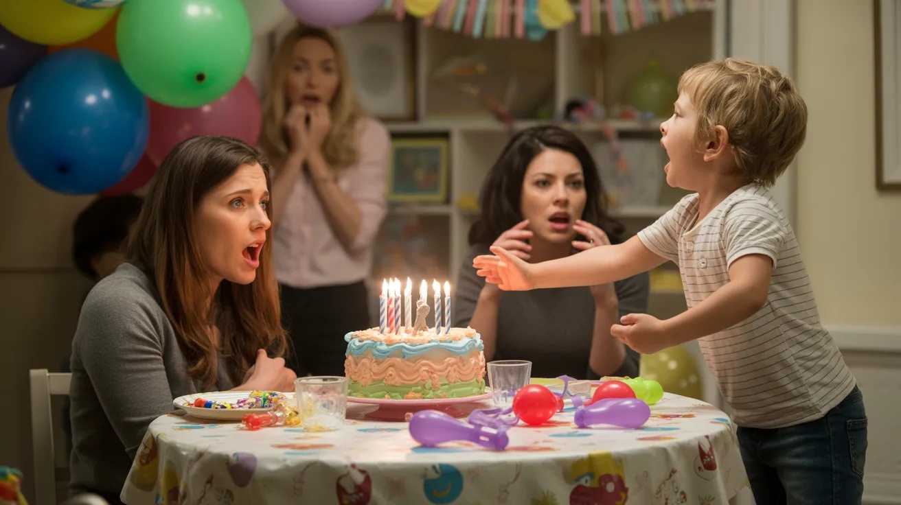 Mom Calls Nephew A Spoiled Brat After He Tries To Push Birthday Cake Off The Table