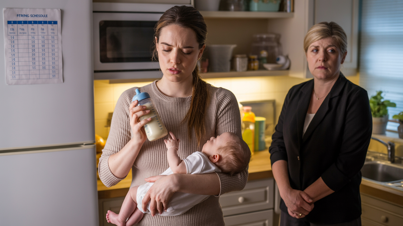 MIL Ignores Boundaries, Feeds Baby Early To Shame Mom Over Formula